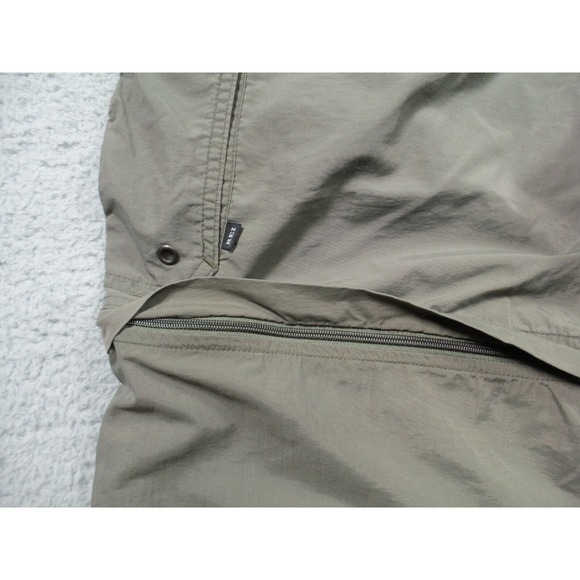 REI Pants Mens Size M 35 X 31 Green Convertible Cargo Belted Ankle Zip UPF 50+ - Picture 13 of 16